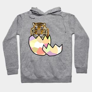 Tiger Hatching from Easter Egg Hoodie